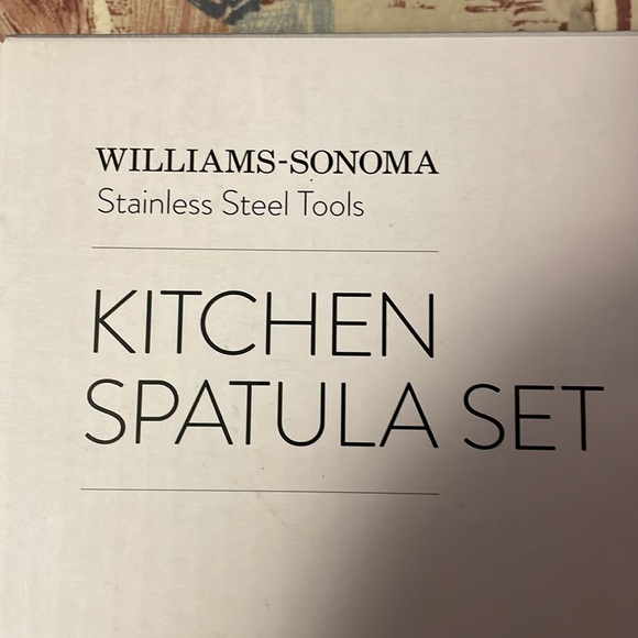 NEW in box Williams Sonoma stainless steel tools kitchen spatula set. - Picture 3 of 7